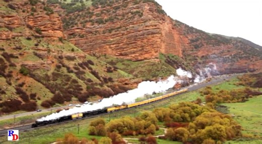 6.2K views · 502 reactions | Big Boy 4014 is seen in 2019 with a couple different looks of it going through Weber Canyon in Utah and another at Hennifer, UT. From the GSVP show "Big Boy, 4014 West" https://rfd.video/4014West | Steam Giants | Facebook