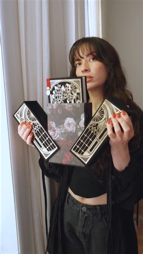 Lex Press Books on Instagram: "Dracula Book Box Rebind ✨ #dracula #bookbinding #bookbindersofinstagram #bookstagram #asmr #bookbox"