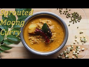 Sprouted Moong/Green gram Curry without Onion & Garlic | Mooga Mole Randayi #nogarliconionrecipe