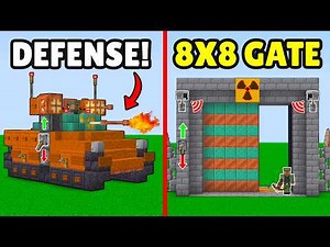 ⁉️WORLD'S Safest APOCALYPSE VILLAGE Build Hacks! [Minecraft]