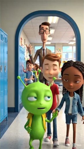 Alien Goes to American School 👽🏫😂 | Funny USA Series