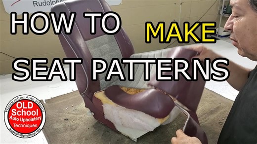 Learn Upholstery Skills: Make Seat Covers & Patterns Like A Pro