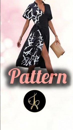 How to Draft a Wrap Maxi Dress Pattern with Flowy Skirt | DIY Maxi Dress for All Sizes"#diy