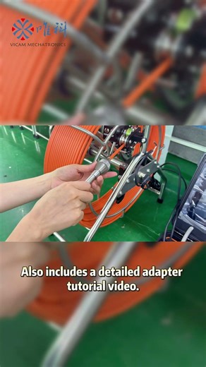 Vicam Endoscope: Connect to Multiple Camera Sizes for All Pipe Inspections