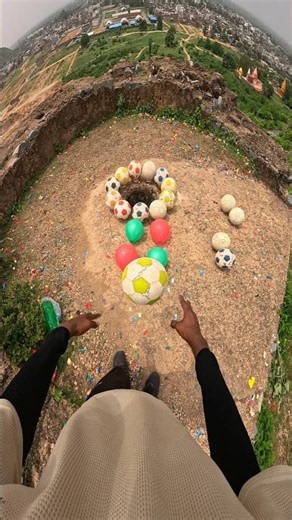 🤯🔥 New Parkour boy football ⚽ and balloon 🎈 fod chellenge 💯👀