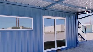 20’ DIY Nature Shell with Deck - New from the Shell Package line! https://www.xcalibercontainer.com/shop-now #texascontainers #ShippingContainerSpecialists #TheBestContainers #xcalibercontainer #customshippingcontainers | XCaliber Container