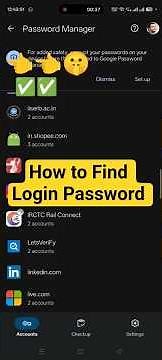 how to find gmail password |google account ka password kaise pata kare #tech #ai #pc| login password