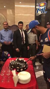 601K views · 1.3K shares | The celebrations haven't stopped as Nitish Rana receives a cake smash from Harbhajan Singh after his third half century in this season of the IPL - Indian Premier League. | Mumbai Indians | Facebook