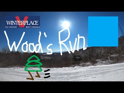 Wood's Run (Blue Square) @ Winterplace, WV (Feb, 2022)