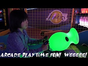 Indoor Amusement Arcade Games Playtime Fun with Hulyan & Maya PART 1