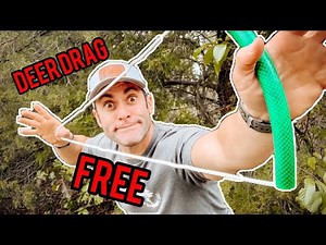 Do It Yourself Deer Drag; Easy and FREE #whitetail #deer #hunting