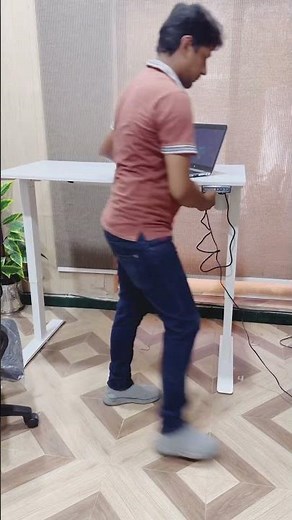 How to Install & Operate Height Adjustable Office Table #furniture #office #viralshort #trending