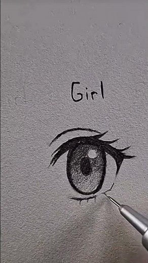 How to Draw Anime Boy & Girl Eyes Step by StepAnime Eyes Tutorial | Boy vs Girl Eye Drawing #drawing