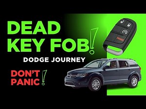 The Simple Emergency Hack to Start your Dodge Journey with a dead Key Fob