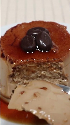 Creamy and easy coffee flan #coffee #desserts