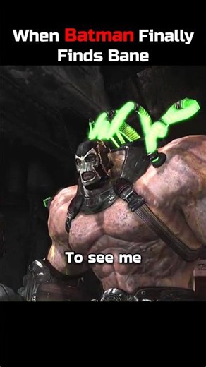 when batman meets bane