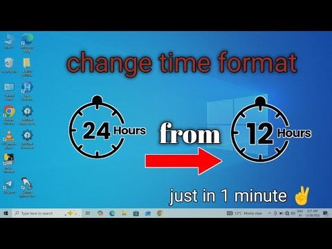 How To Change Time Format In Windows 10|How To Change 24 Hours To 12 Hours Clock In Windows 10/11