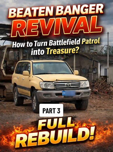 PART 3: Abandoned Toyota Land Cruiser Resurrected from Scrap Yard | Full Restoration Journey #vintagecarrevival #carrestoration #carrepair #toyotalandcruiser #tiktokcaroftheyearcontest