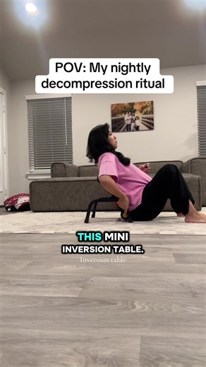 Inversion table is so worth it! #inversiontable #backpain #stretching #backstretch #giftideas