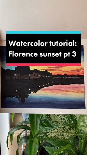 Painting a Stunning Sunset with Watercolors