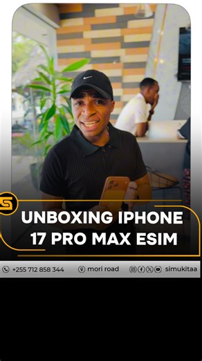 ORIGINAL PHONE | LAPTOP | SPEAKER on Instagram: "Iphone 17 Pro Max esim 🔥🔥🔥.. Hivi unajua utofauti kati ya 17 zenye esim na 17 ambazo ni physical sim?? Basi angalia video hii mpaka mwisho utakuja kunishukuru baadaye.. Bado tunaendelea kuwakumbusha kwamba hapa ndiyo chimbo pekee la kujipatia simu genuine kwa bei nafuu kabisa... Unasubiri nini mwanakitaa?!!! Call/Whatsapp 0712858344 Tunapatikana Sinza Mori #Sanukakitaani #Simukitaa #ijuesimuyako #kitaanikwetu #china #Teknolojia #Innovation"