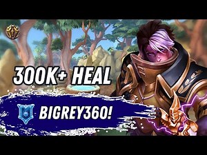 300K+ Heal CORVUS OP BUILD! BigRey360 (Diamond) NA PC Paladins Gameplay