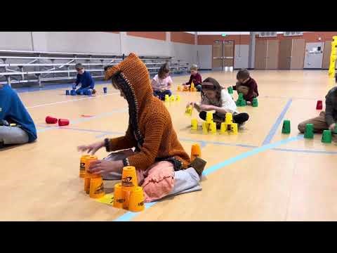 Learning the 3-3-3 with 2nd grade!