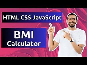 Build a Modern BMI Calculator with HTML, CSS & JavaScript (Step-by-Step Tutorial)