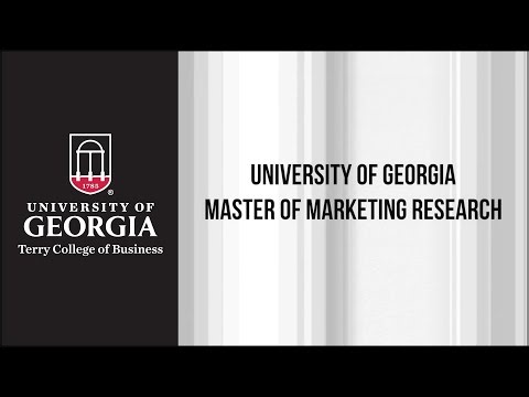 Master of Marketing Research Program (MMR) | University of Georgia Terry College of Business
