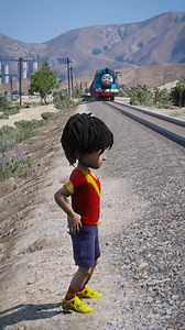 1.1M views · 6K reactions | SHIVA CARTOON RUDRA LITTLE SINGHAM SPIDER-MAN Accident During Airplane Landing and Train #shorts #gta5 | Arpita Gaming | Facebook