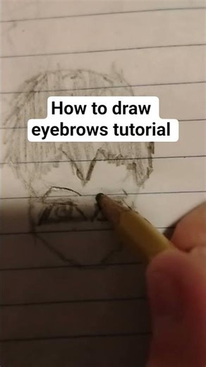 how to draw eyebrows tutorial #drawingtutorial