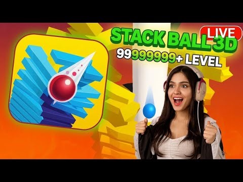 Stack Ball Live Part 88 ! 🎮🔴 #live #stackballlive #shortslive