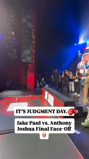 Jake Paul and Anthony Joshua face-off for the LAST time before fight night tomorrow on Netflix 🍿 | Boxing VIP Network