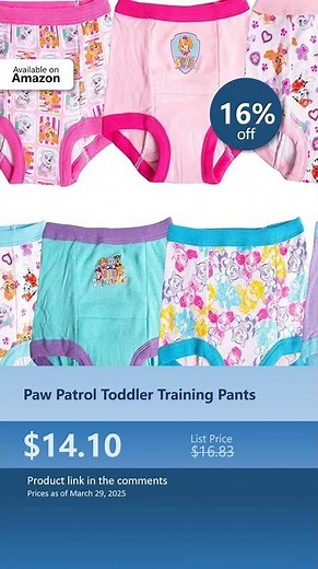 Paw Patrol Toddler Training Pants