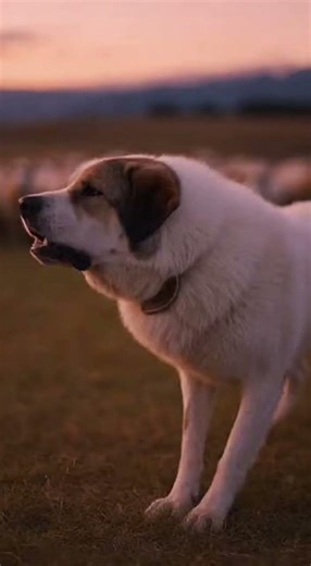 Heroic Herding Dog Saves Flock from Wolf Attack! #shorts #dog #rescue #animalhero #herodog