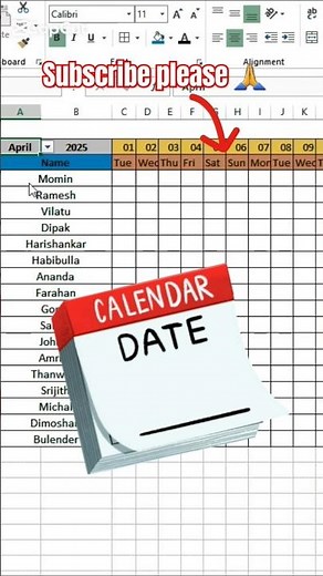 Create a Date & Year Drop-Down in Excel! 📅🔥 #exceltips #dropdownlist
