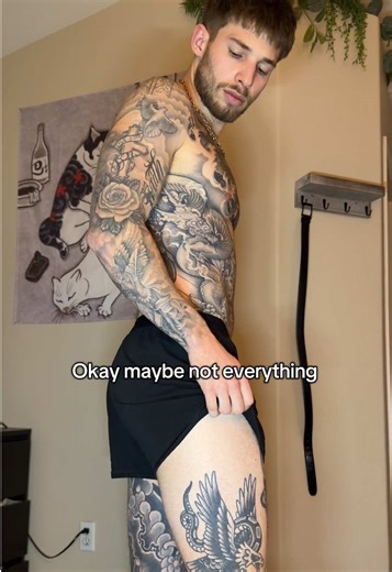 I would have to make a much longer video to go into depth with every piece. How many tattoos do you have and how many hours worth? #tattootour #tattoo #tattoos #fyp #tattooideas