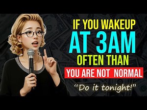DO YOU WAKE UP BETWEEN 3 AM AND 5 AM? LOOK AT WHAT IT MEANS WHAT TO DO TO LISTEN TO THE UNIVERSE