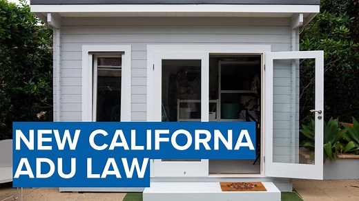 New laws for 2025 tackle California's ADU and housing situation