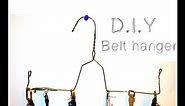 DIY belt hanger