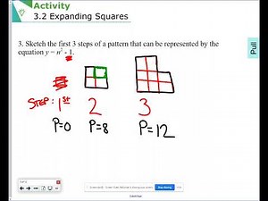 Building Quadratic Functions from Geometric Patterns