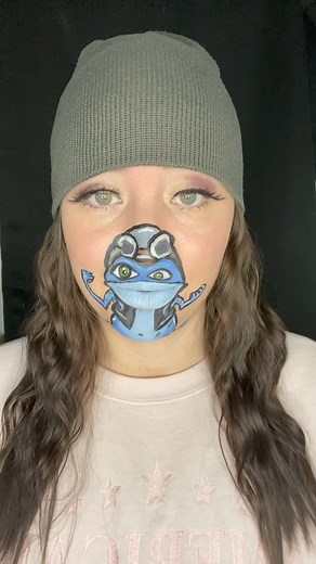 This sums up my childhood #crazyfrog #catchy #song #cool #frog #cosplay #makeup #art #wow #Omg #trend #pov #tbt #style | Mariammarksart