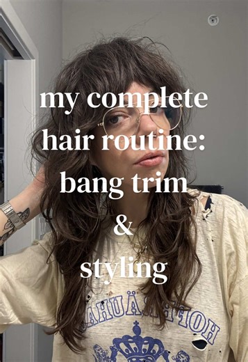 Complete Bang Refresh and Hair Styling Routine