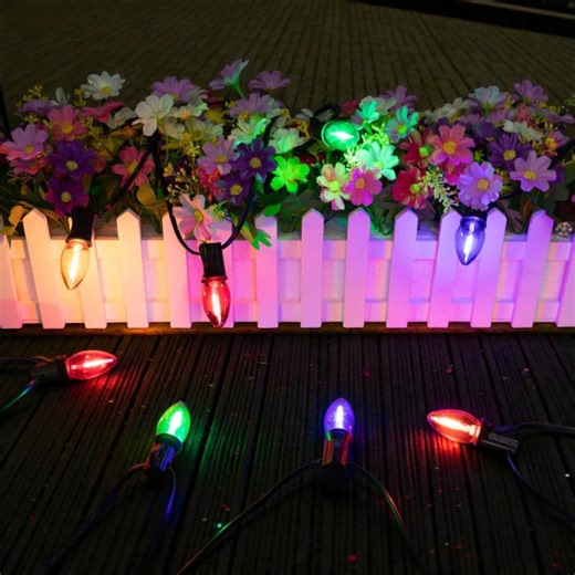 Solar Strawberry String Lights – Multicolored LED Christmas Decor - Etsy