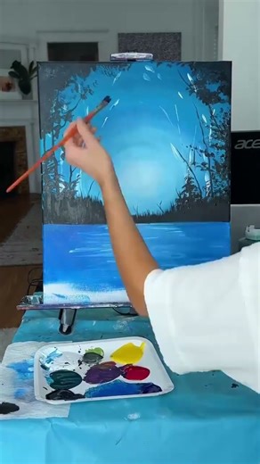 paint nite timelapse