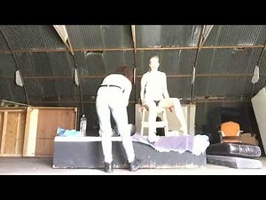 Partial body cast with Life Model