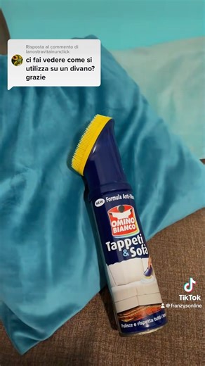 1.2K views · 22 reactions | Ecco come funziona Omino Bianco Poltrone&Sofa su diversi tessuti! Per tenere sempre il tuo divano pulito! 殺 #franzysonline #ominobianco #poltrone #tessuti #pulizie #puliziedicasa | Franzy's Online | Facebook