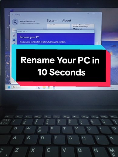 Rename Your Windows 11 PC in 10 Seconds
