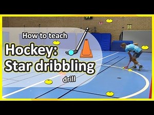Hockey 3. Star dribbling | Teaching Fundamentals of PE