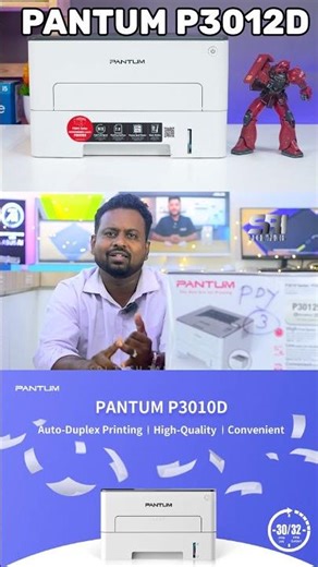 Pantum P3012D Setup & Duplex Test – Full Review | Sri Tech Tamil